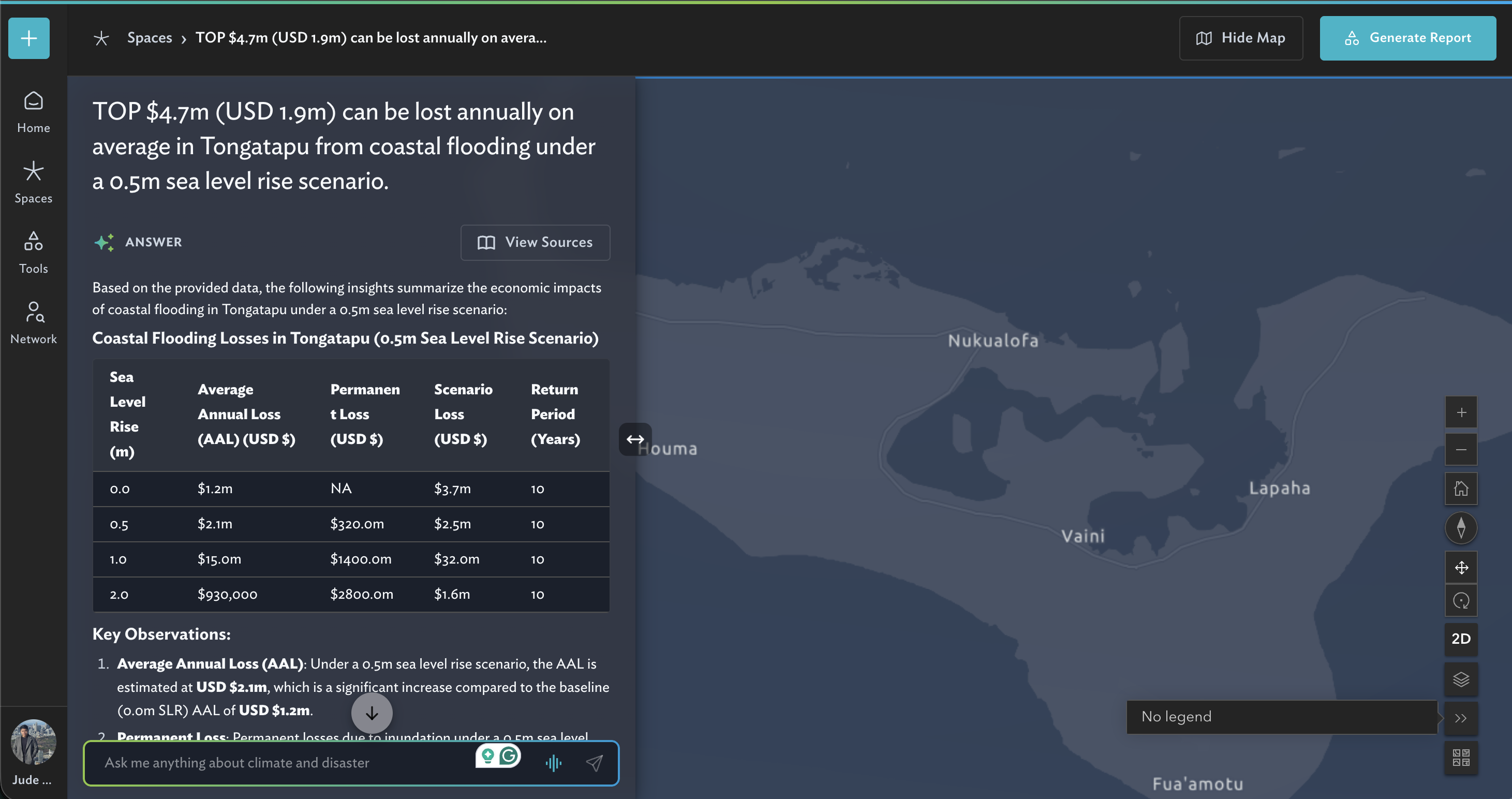 Disaster Risk Analytics Explorer